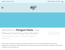 Tablet Screenshot of penguinpool.com